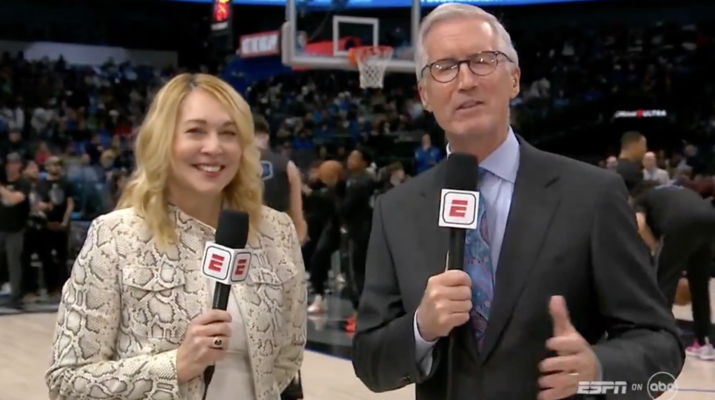 ESPN not committed to a three-person booth for its top NBA team